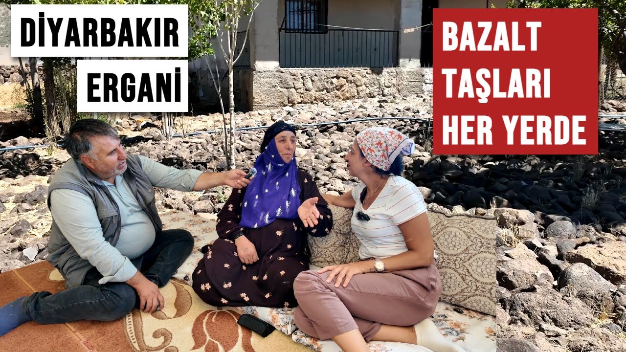 Bazalt Taşlarıyla Kaplı Köy - Diyarbakır  l  Kavaklı & Karaburçak