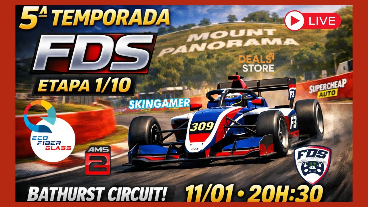 FORMULA 3| Bathurst | E1/10 5ª Temporada | AMS2 | F309 | Mount Panorama