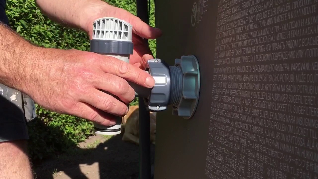 Intex pool upgrade inlet outlet valve