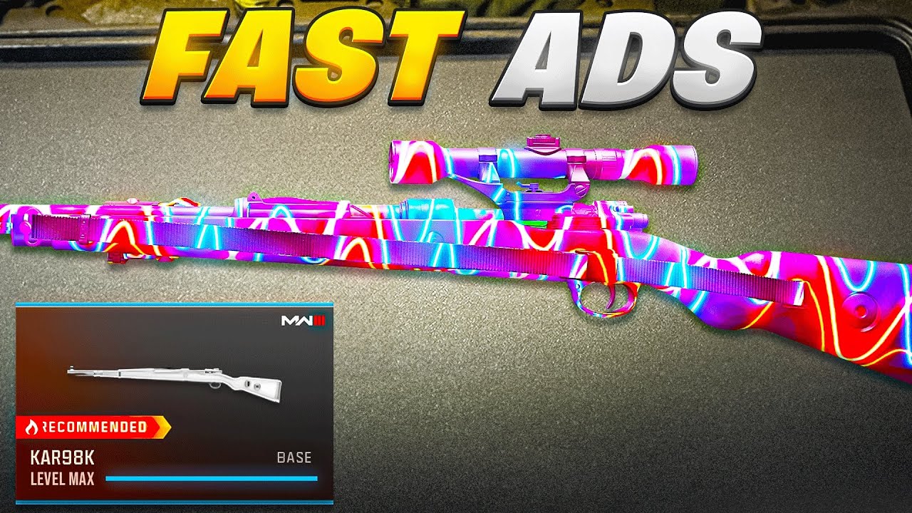the *FASTEST* KAR98 in WARZONE 3! 😍 (Best KAR98K Class Setup) - MW3
