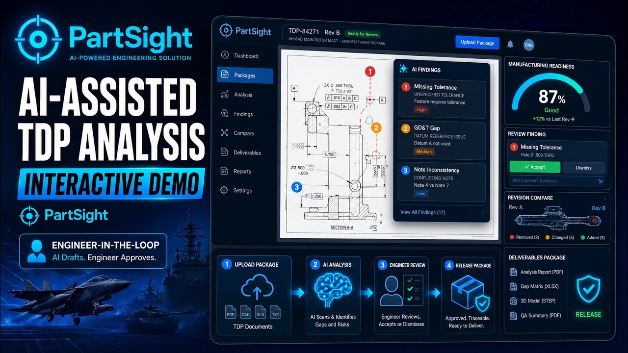 PartSight &mdash; Анализ технической документации с помощью ИИ | Интерактивная демонстрация