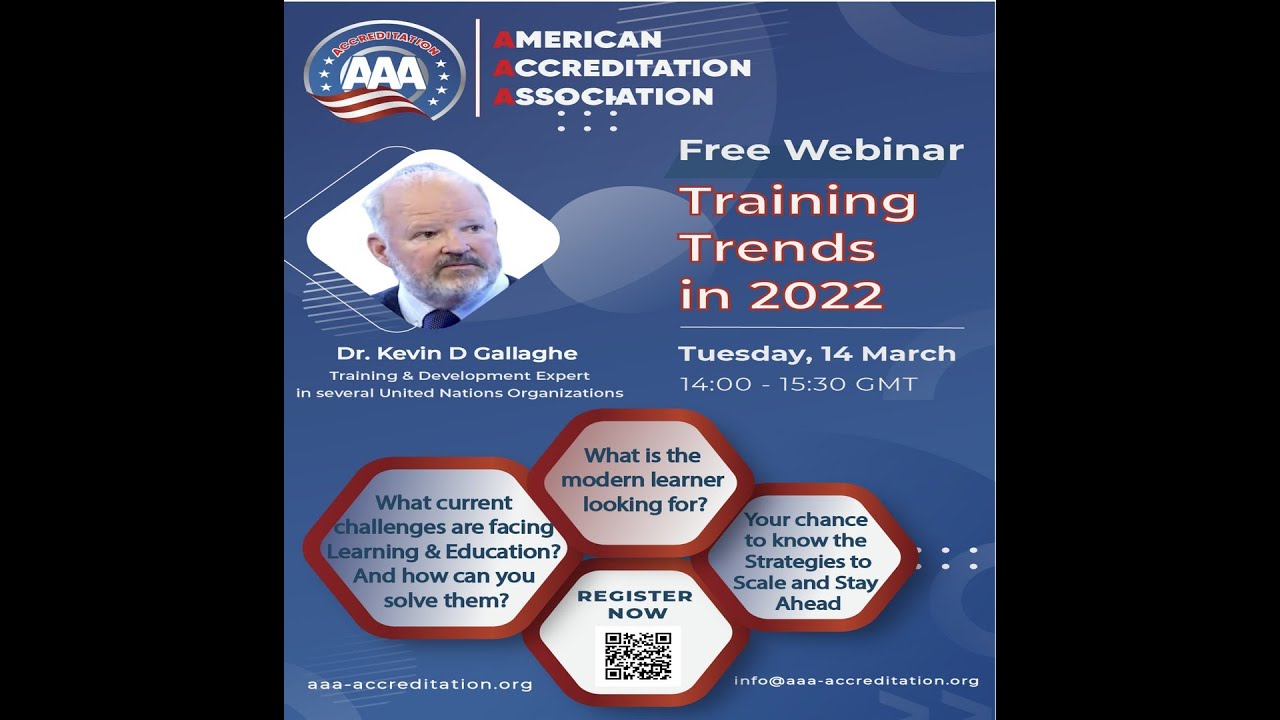 AAA Webinar- Training Trends 2022