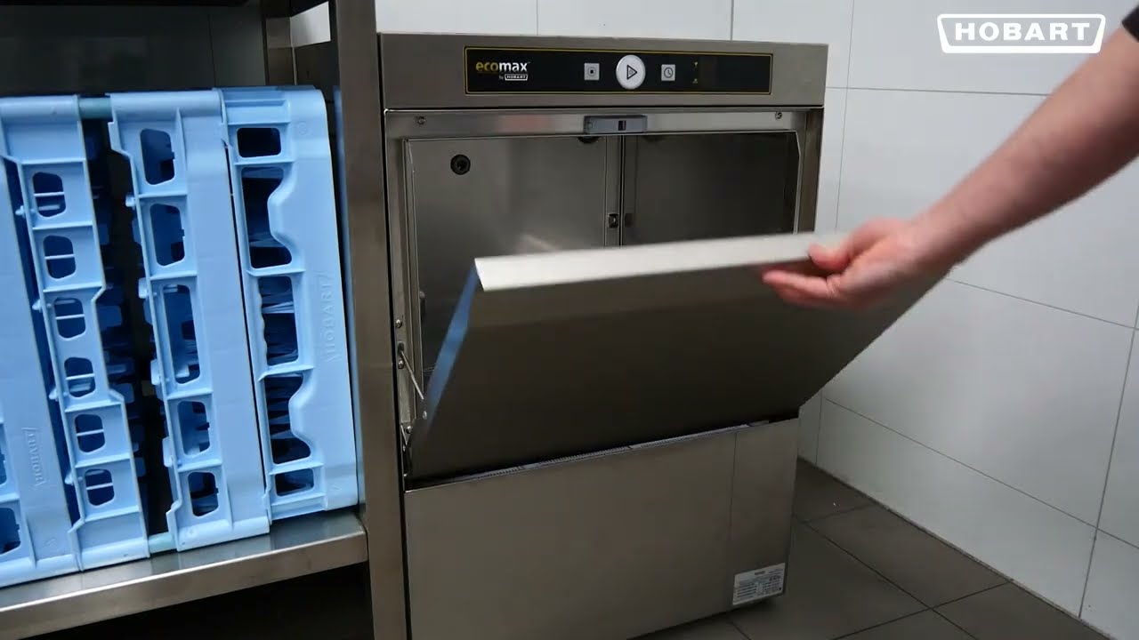 Ecomax 504 Voorlader vaatwasmachine Opstarten