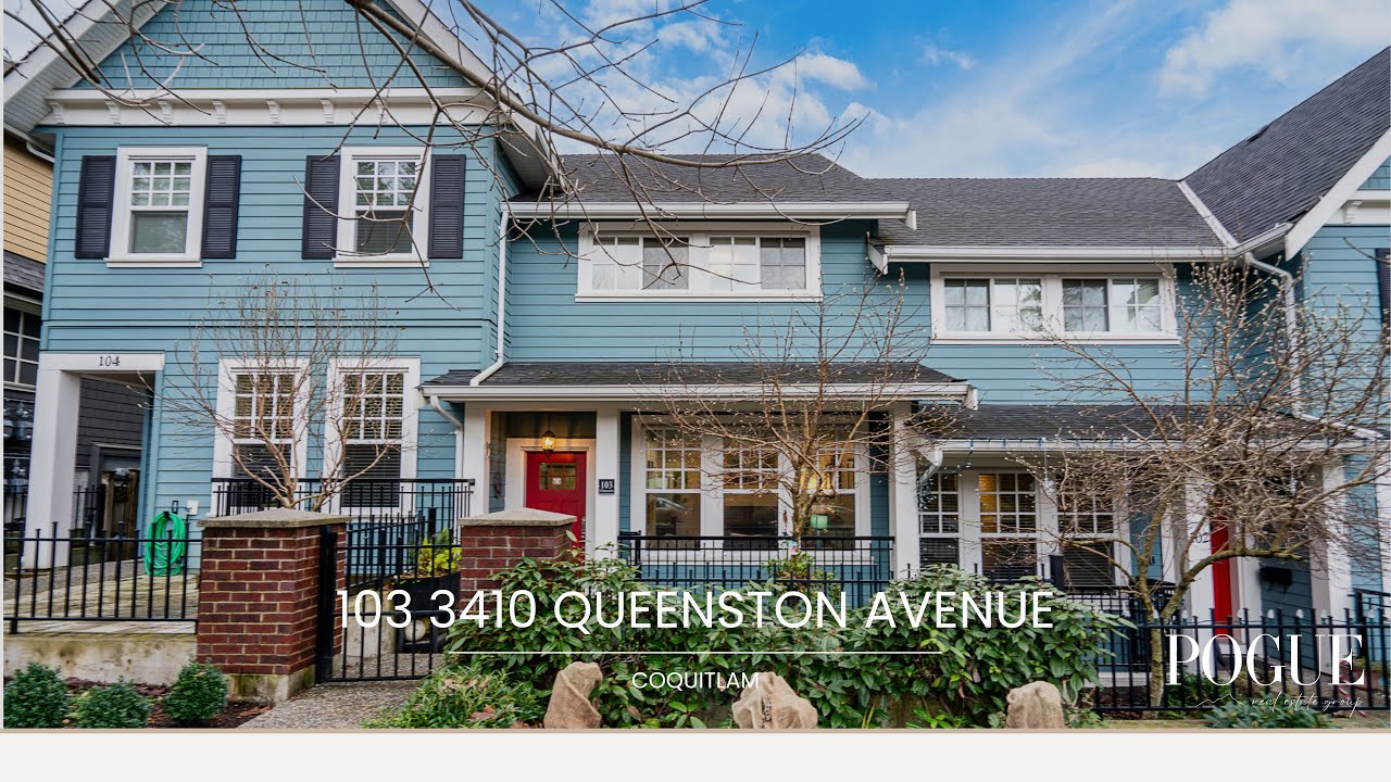 STRATA-FREE Burke Mountain Row Home | 103 3410 Queenston Avenue, Coquitlam | 4K Tour
