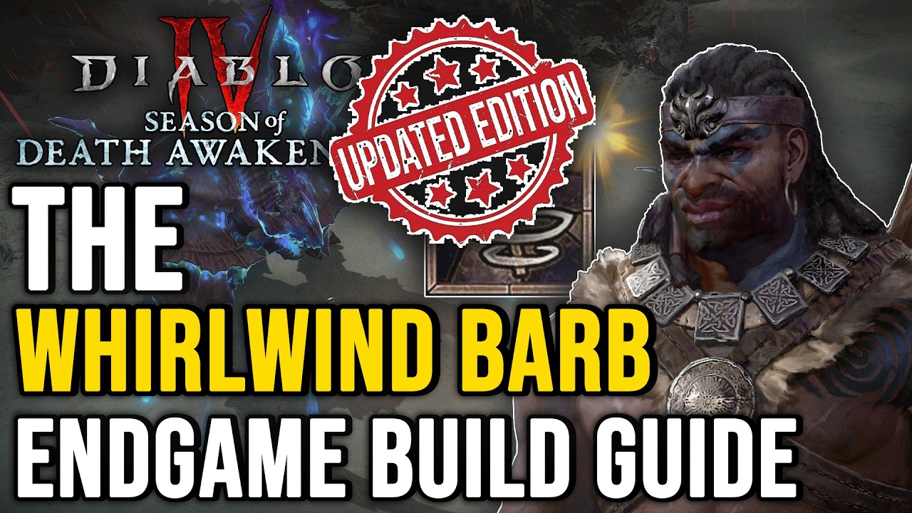 [ UPDATED ] Whirlwind Endgame Build Guide - Diablo 4 Lord of Hatred Season 14