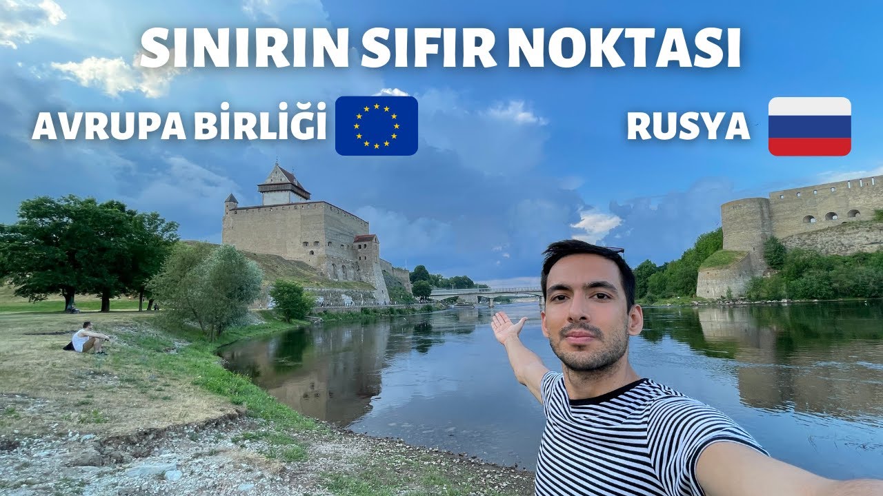 AB - RUSYA SINIRININ SIFIR NOKTASINA GİTTİM! | NARVA: TAM BİR SOVYET ŞEHRİ #ESTONYA Ukrayna- Rusya