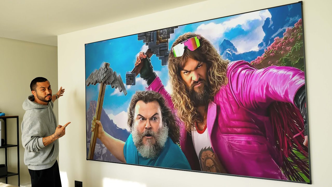 UYGUN FİYATA 3 METRE DEVASA LAZER TV KURDUM !!