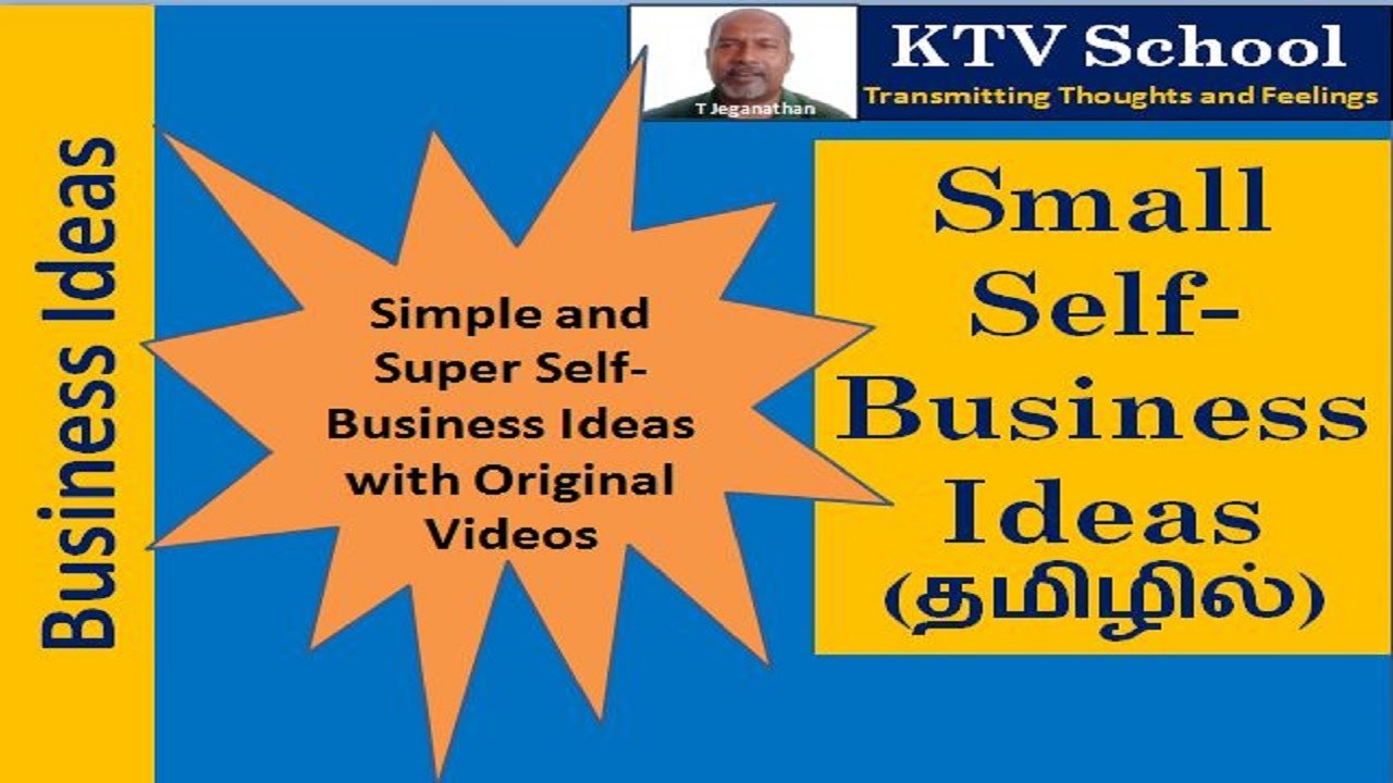 Simple, Small, and Super Self-Business Ideas|KTV School|T Jeganathan|Art|Painting|Entrepreneur