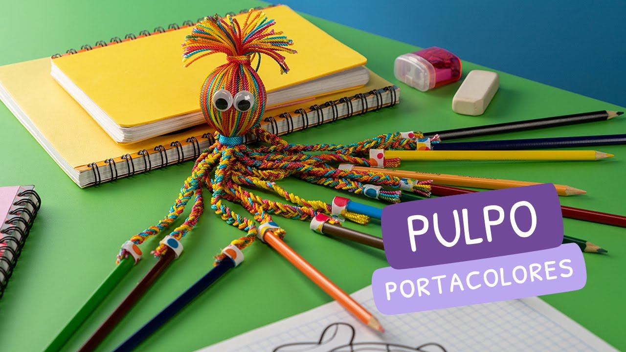 Pulpo portacolores