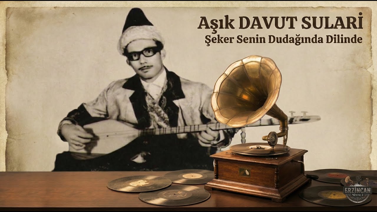 Aşık Davut Sulari - Şeker Senin Dudağında Dilinde (Taş Plak)