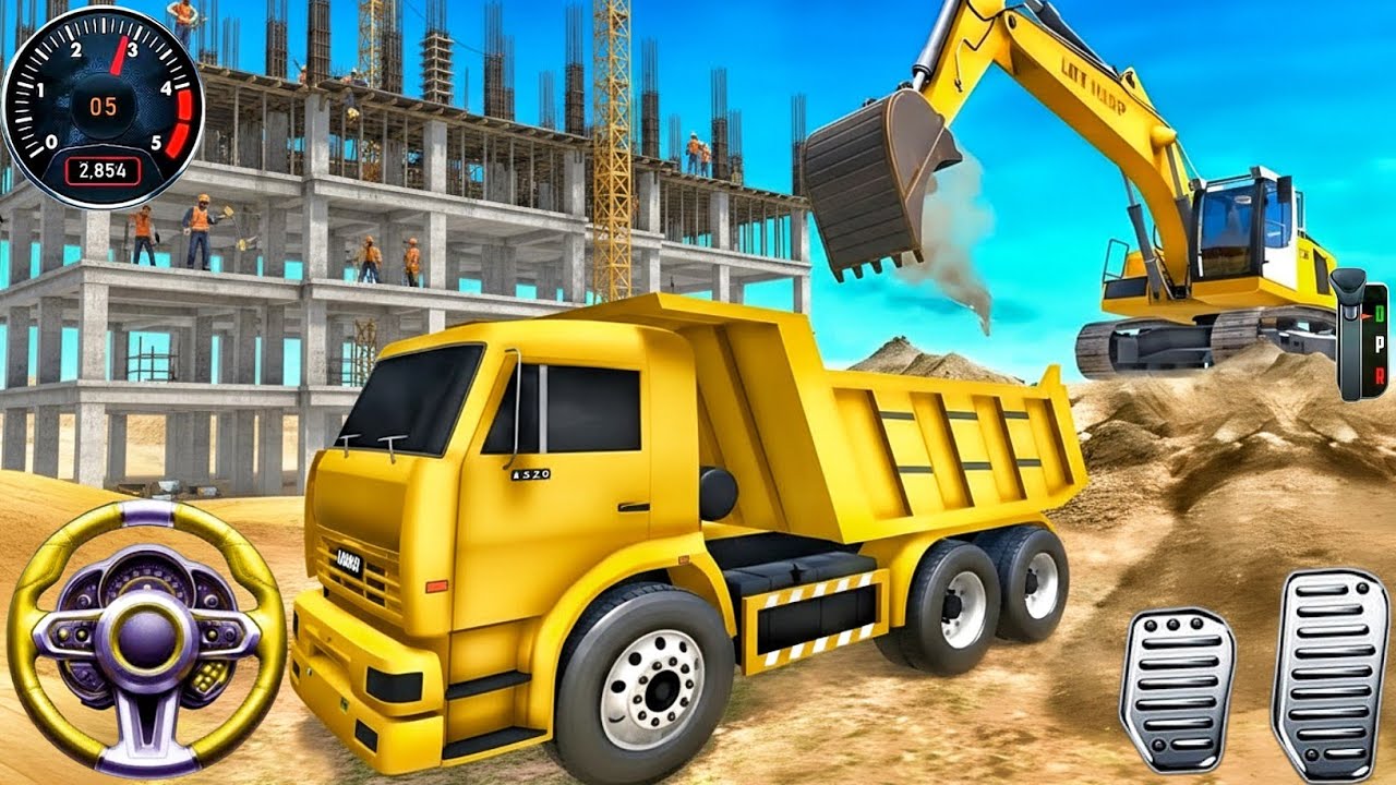 New Construction Simulator 3D - JCB Game Building Construction 2025 - Android Gameplay Part 3