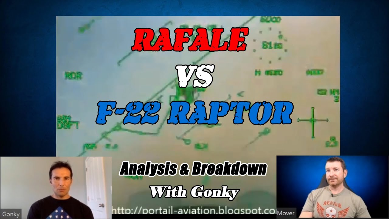 F-22 vs Rafale HUD Footage Breakdown with Gonky