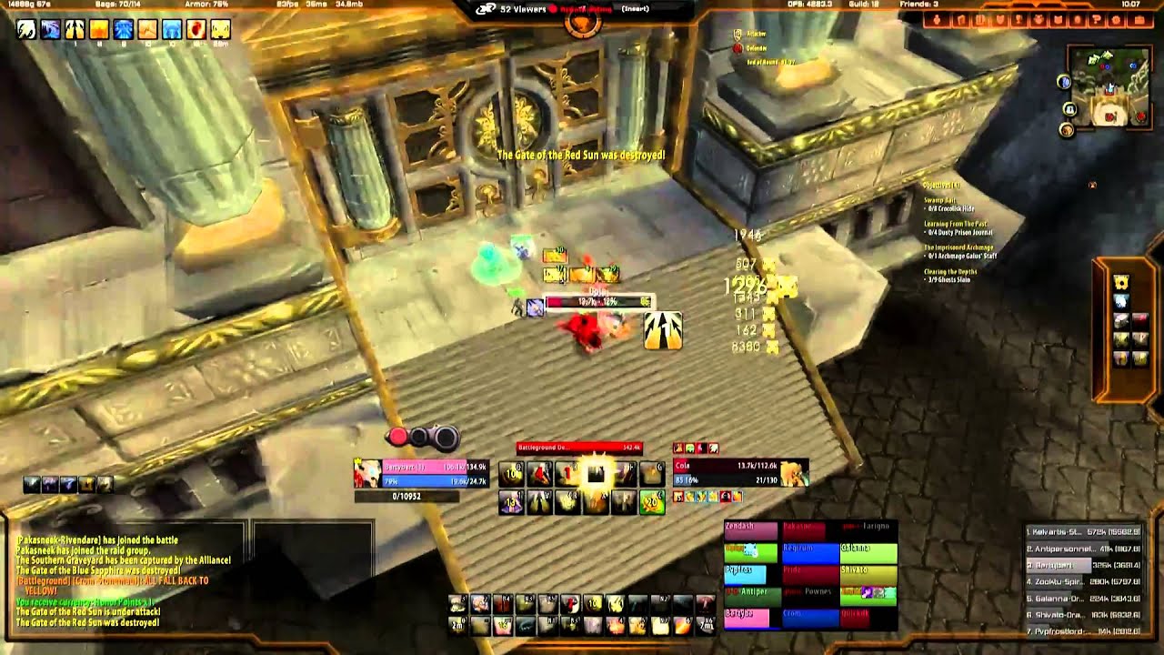 ★ WoW Gameplay - PvP: Here Comes the BOOM! - Prot Paladin, ft. Towelliee - TGN