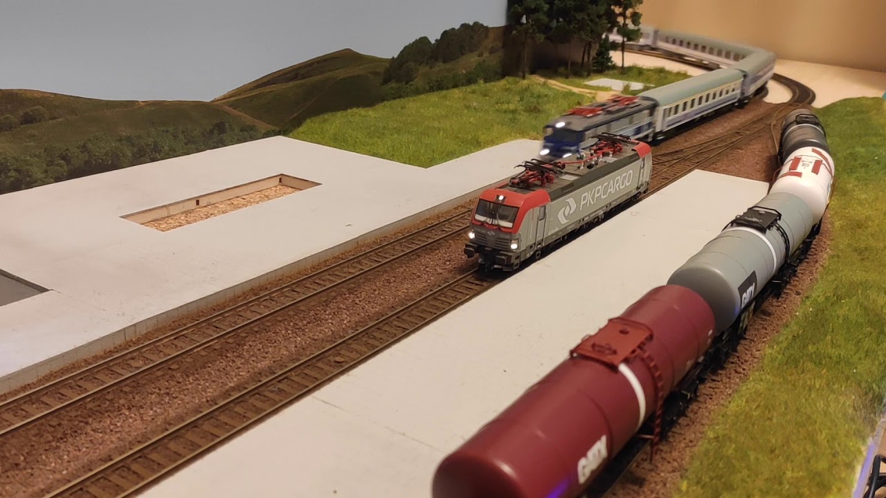 EU46 #Vectron #PKP Cargo ze składem cystern DEC i #GATX oraz EU07 Intercity