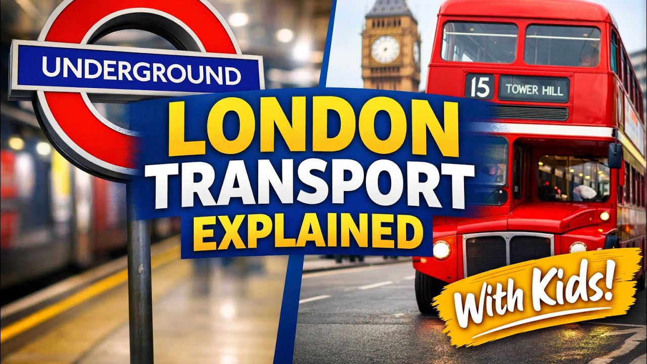 London Transportation Tips for Families 🇬🇧 | Tube, Buses, Oyster Cards & Travel Hacks