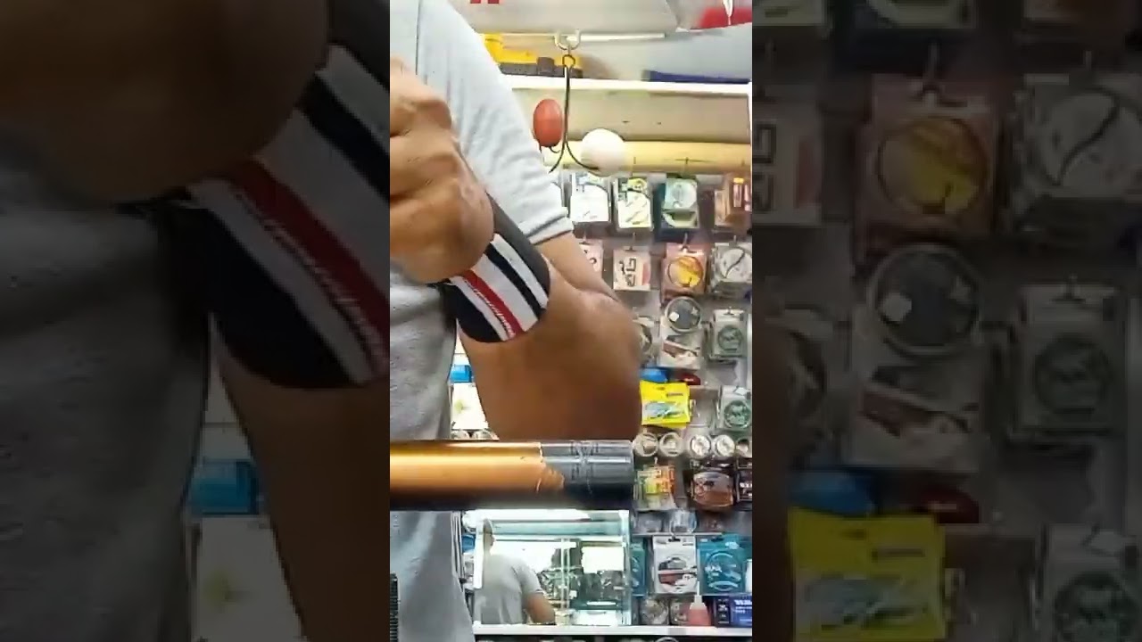 إصلاح قصبة صيد الأسماك من نوع بيلوط