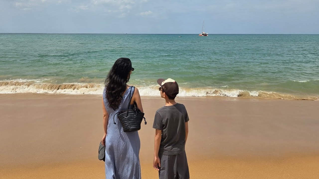 D-4 Khao Lak. 카오락. 유일한 동양인 가족?.