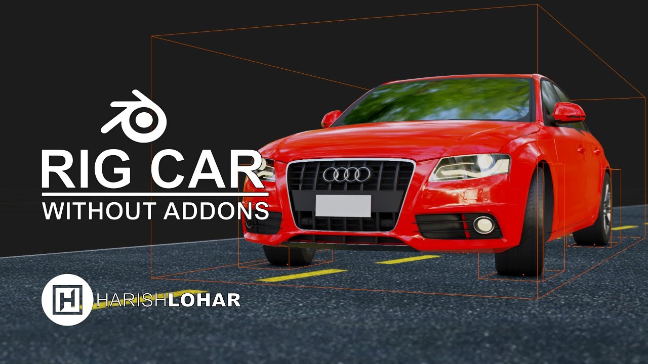 Blender Tutorial - Easy Rig Car Without Addons