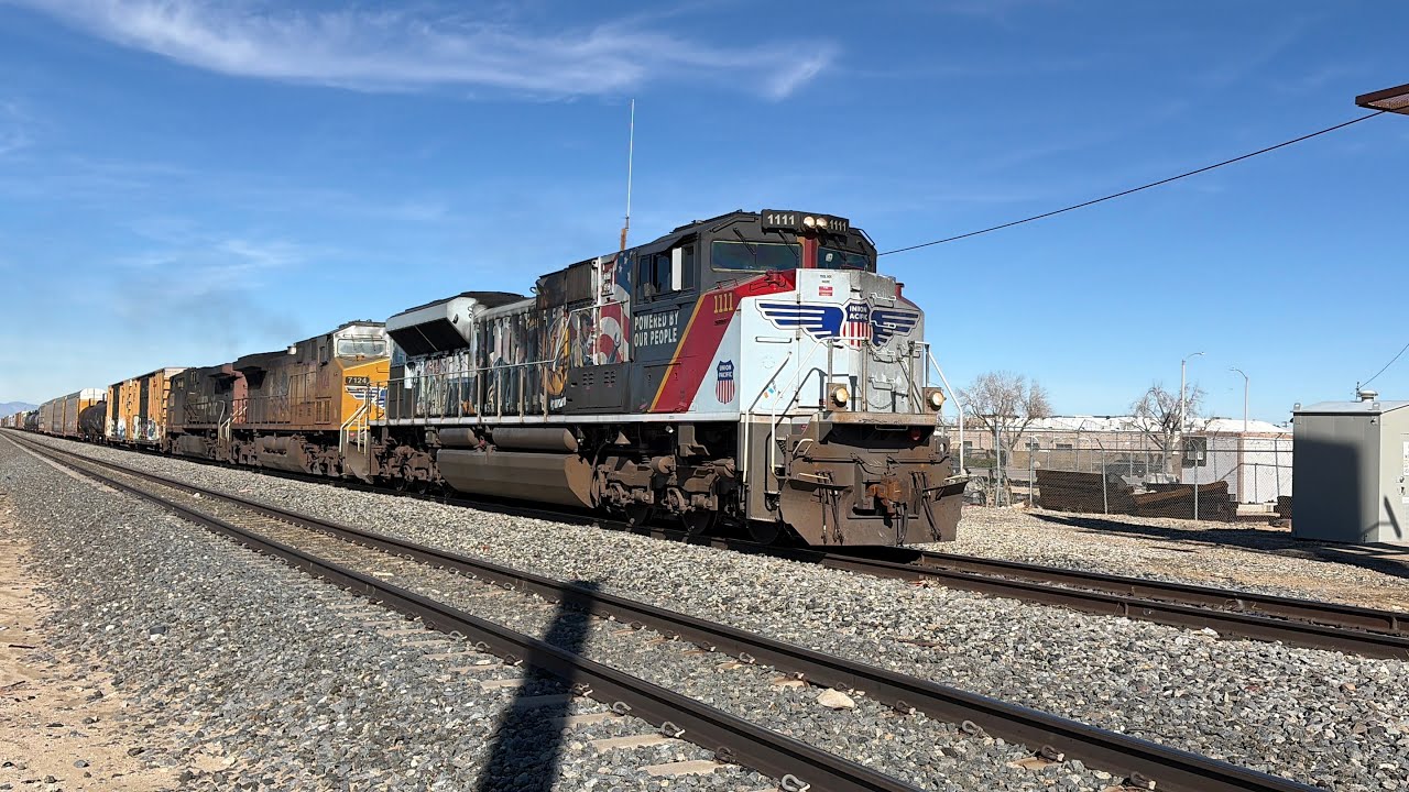 Railfanning at LA & Antelope valley - 1/2/26-1/19/26 (feat. UP MRVLB detour, UP 1111 & 6379, & more)