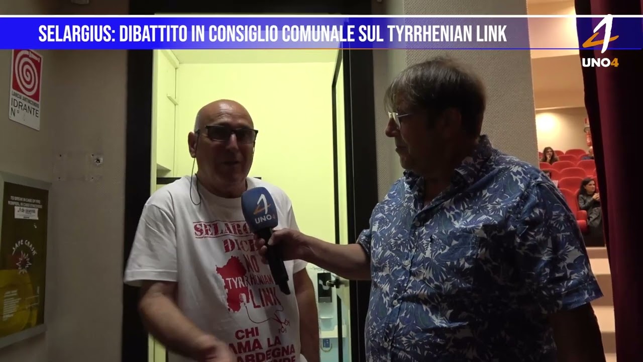 Selargius: dibattito in consiglio comunale sul Tyrrhenian Link