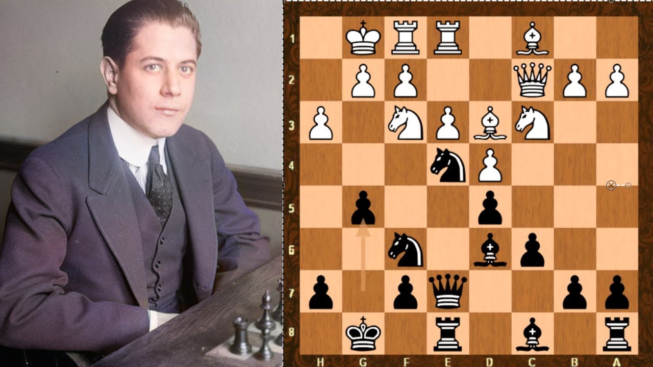 Naughty g5 move unpunished || John Homer Stapfer vs Jose Raul Capablanca || American National (1913)