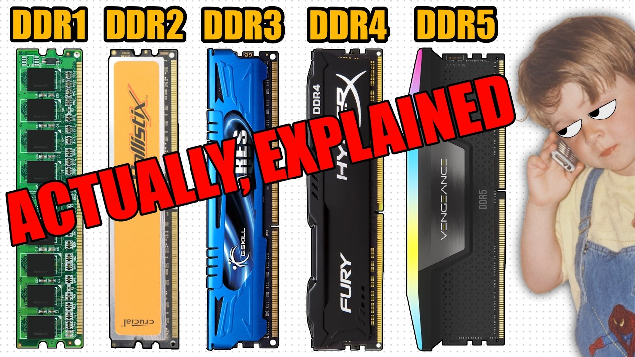 Every DDR RAM Explained CORRECTLY (No Stupid Ai)