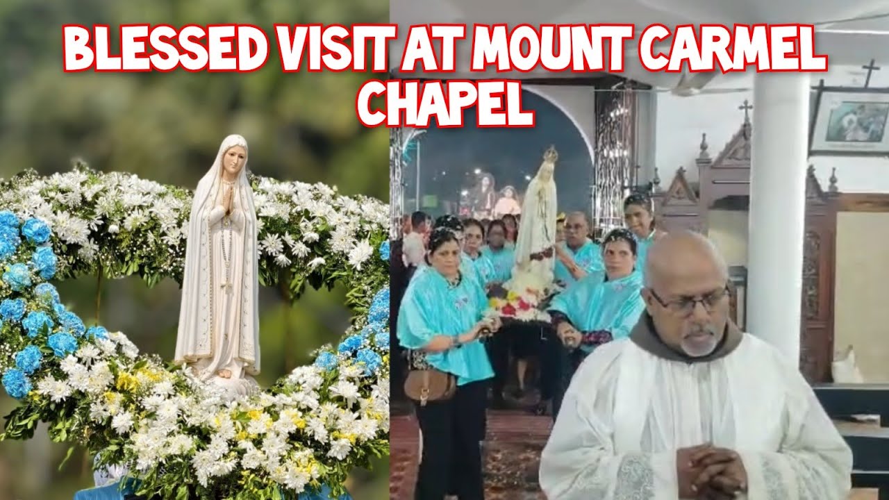 Pilgrim Statue of Our Lady of Fatima Visits Mount Carmel Parish, Ponda | Holy Relics