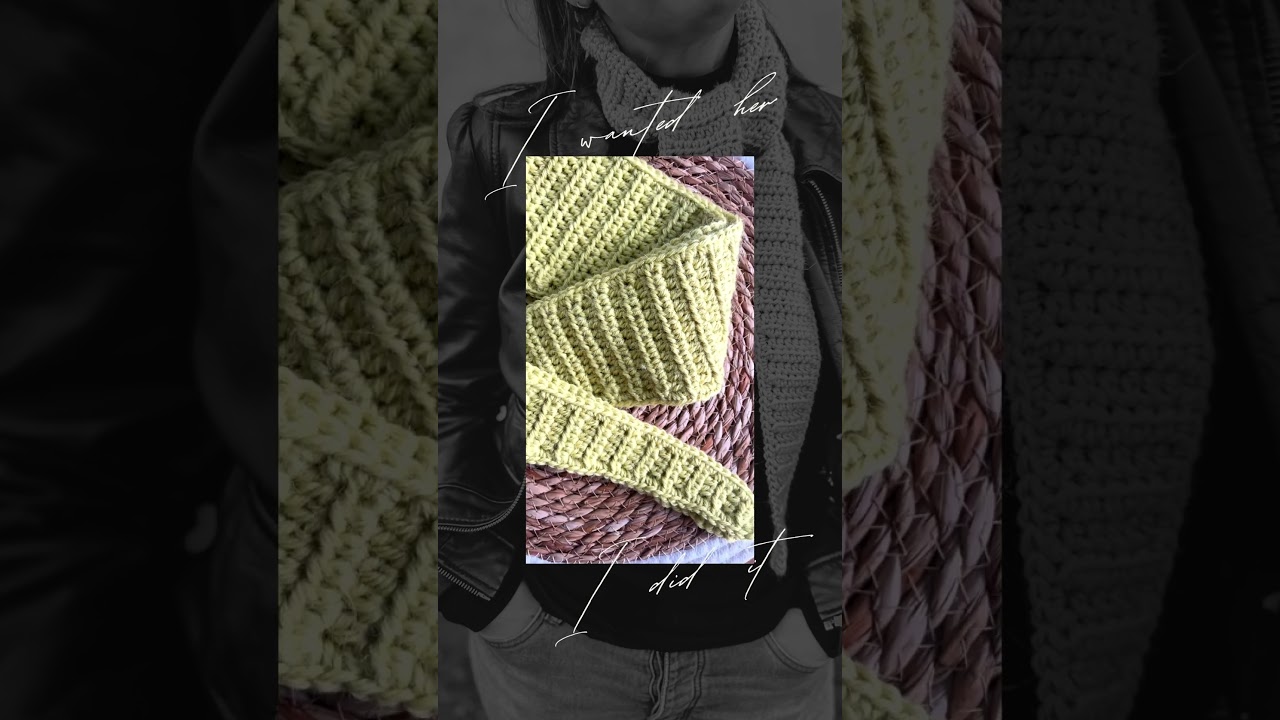 Tuto en fran&ccedil;ais Sophie Scarf crochet facile disponible 🧣  