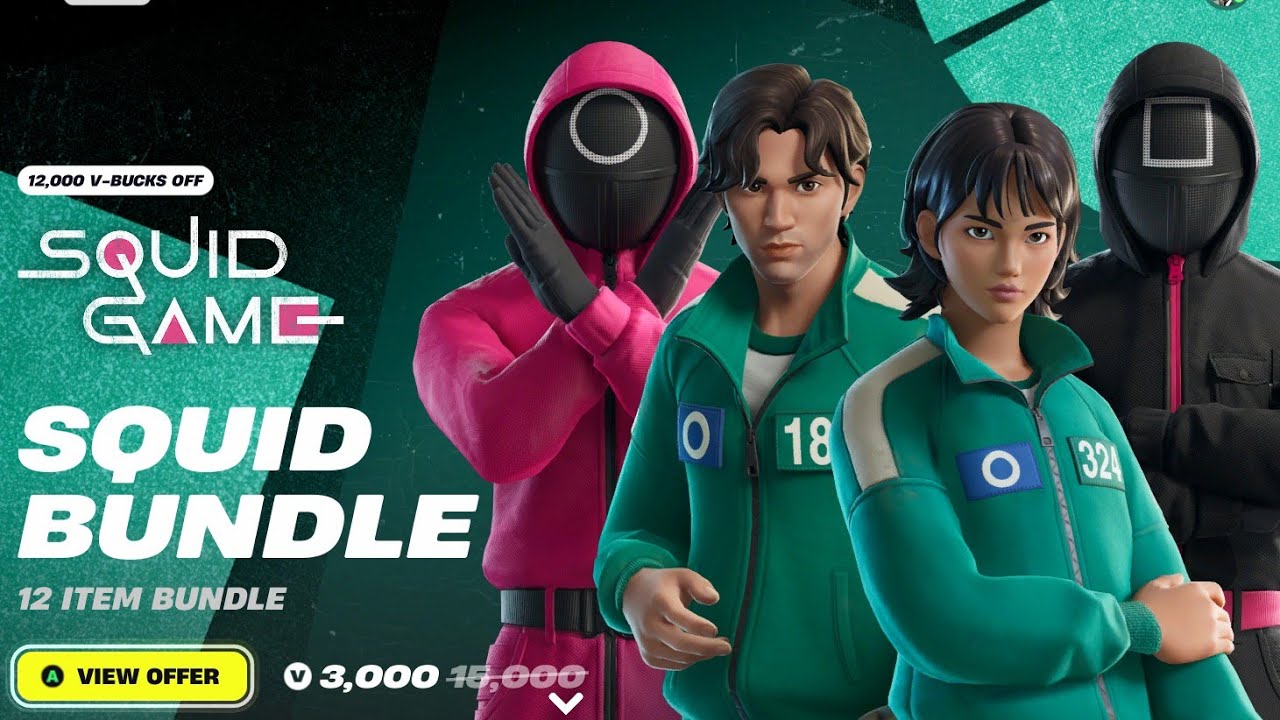 SQUID GAME has Arrived! (Item Shop Review) | Fortnite