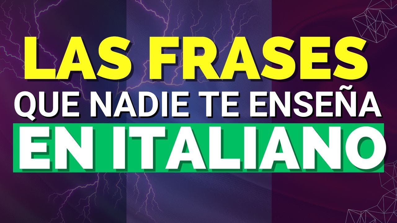 🚀 Las frases que nadie te enseña en Italiano APRENDE ESTAS FRASES y PODRAS DOMINAR ITALIANO FACIL 😱