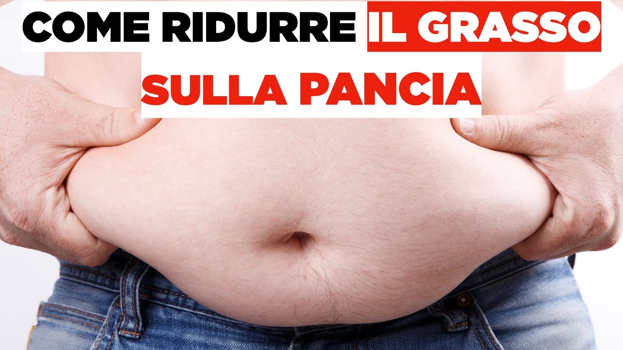 Come ridurre il grasso sulla pancia (addominale)
