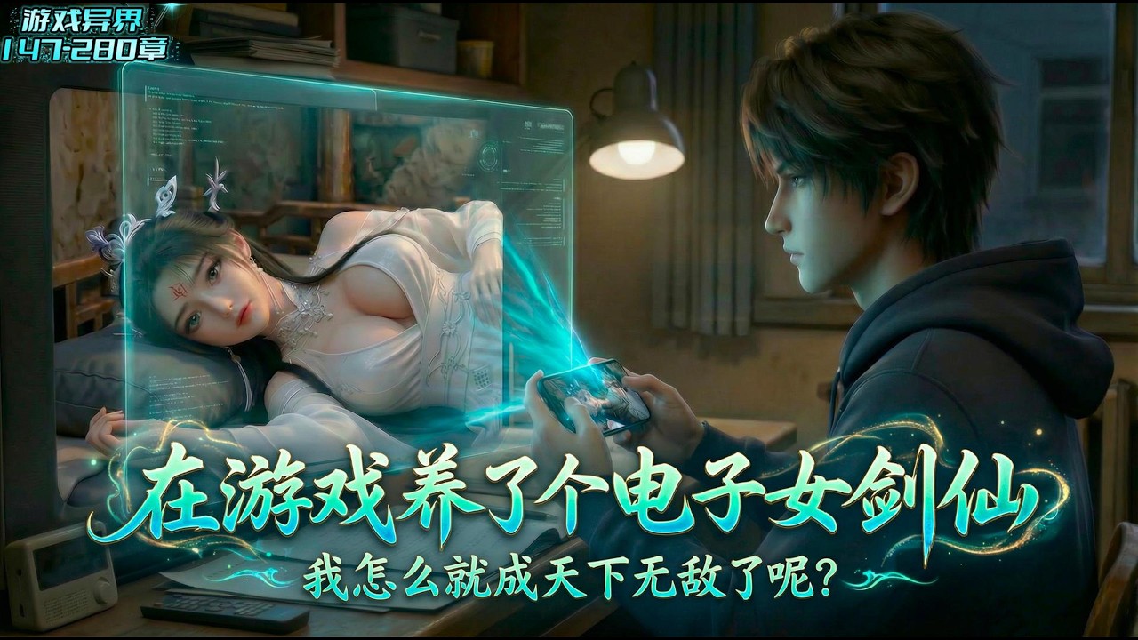 《续集:147-280章》只是在手机游戏里氪金了个绝色女剑仙，电子女友却送我一颗现实丹药，把快病死的我捞了回来，还满世界寻找我的踪迹要做我的道侣#漫画解说 #小说 #玄幻脑洞 #游戏异界