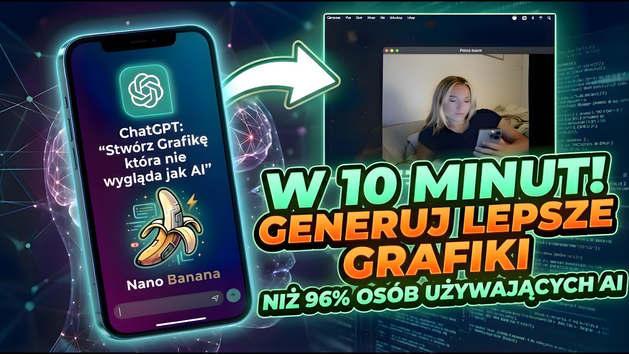 Jak Tworzyć Realistyczne Grafiki PRO w AI Krok po Kroku ChatGPT + Nano Banana