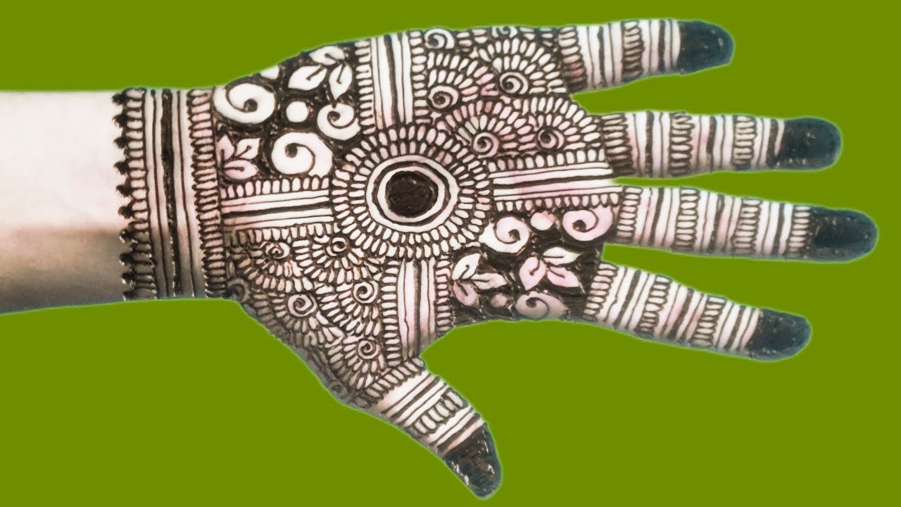 Simple Mehandi ka design - mehandi kaise lagate hain - मेहंदी कैसे लगाते हैं