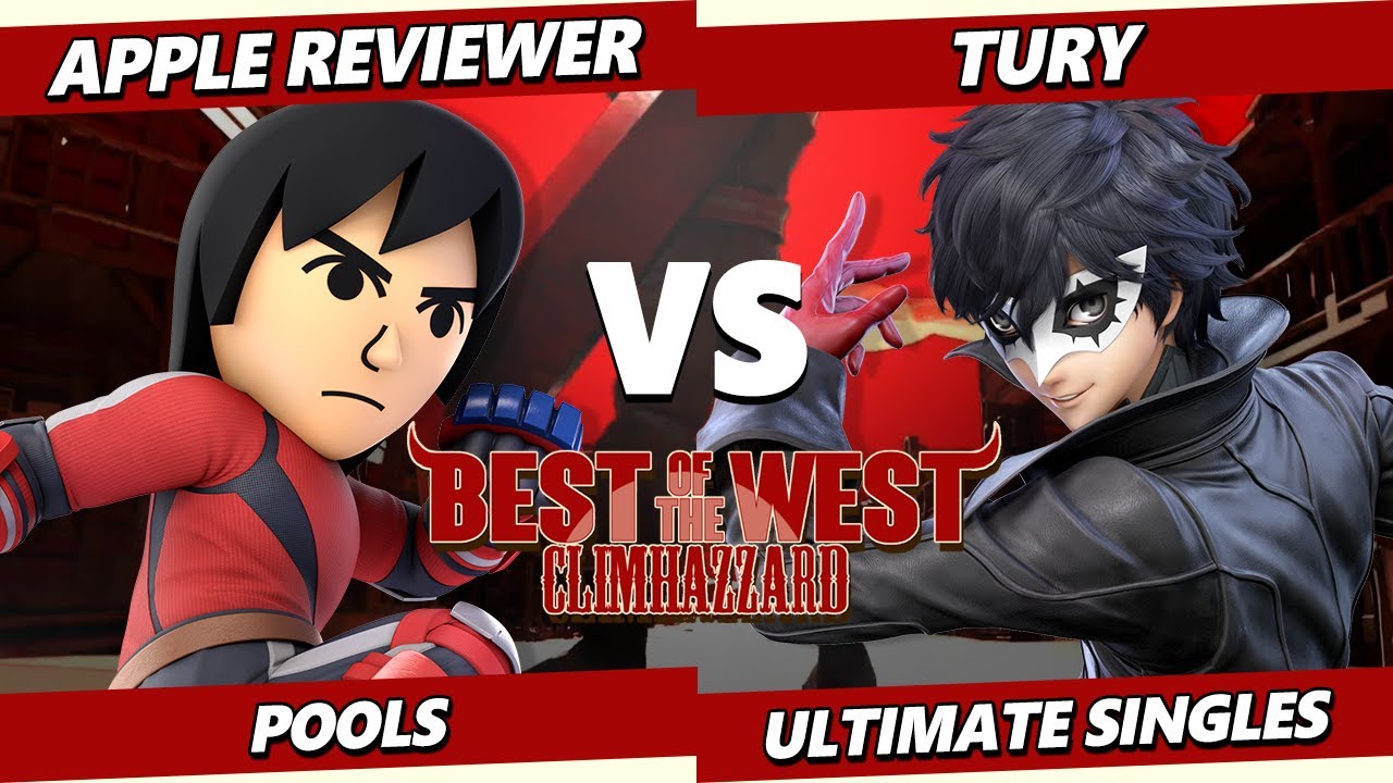 Best of the West 3 - Apple Reviewer (Mii Brawler) Vs. Tury (Joker, Byleth) Smash Ultimate - SSBU