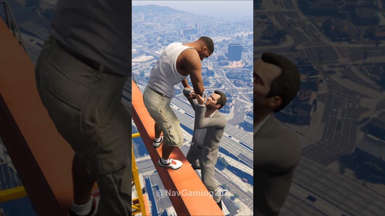 Franklin Crazy Rescue Of Michael In GTA V #gtav #gtavonline #gtavshorts #gtavpc