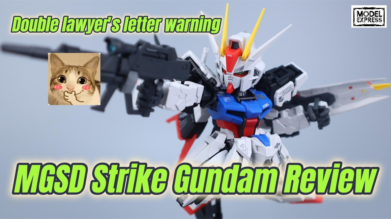 Предупреждение о двойном письме от юриста. Обзор MGSD Strike Gundam #gundam #gunpla #mgsd #strike...