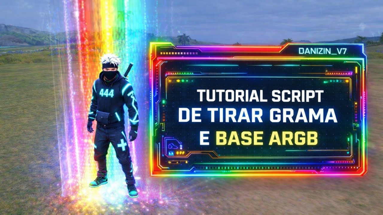 TUTORIAL SCRIPT DE BASE ARGB E DE TIRAR ❌ GRAMA DO MAPA FF CRAFTLAND 😱