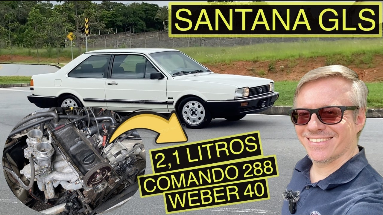 SANTANA GLS 2.1: prepara&ccedil;&atilde;o aspirada e estilo de sobra | Garagem Drops