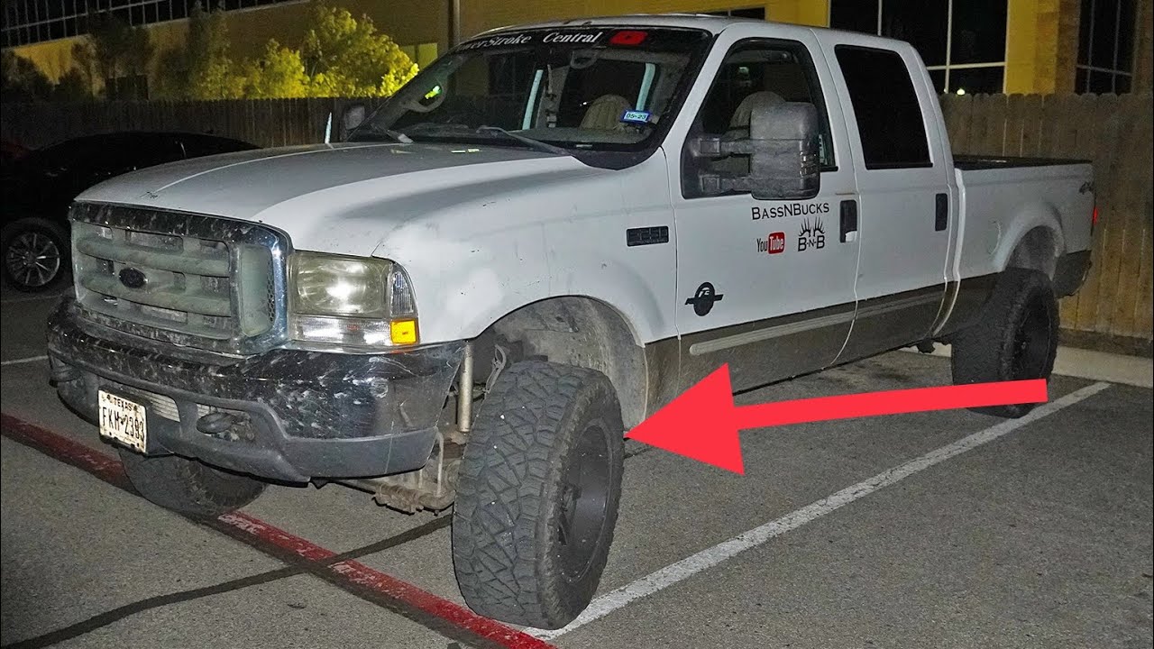 What I Had To DO To Fit 35 Inch Mud Tires On My 7.3 L Powerstroke Diesel!?