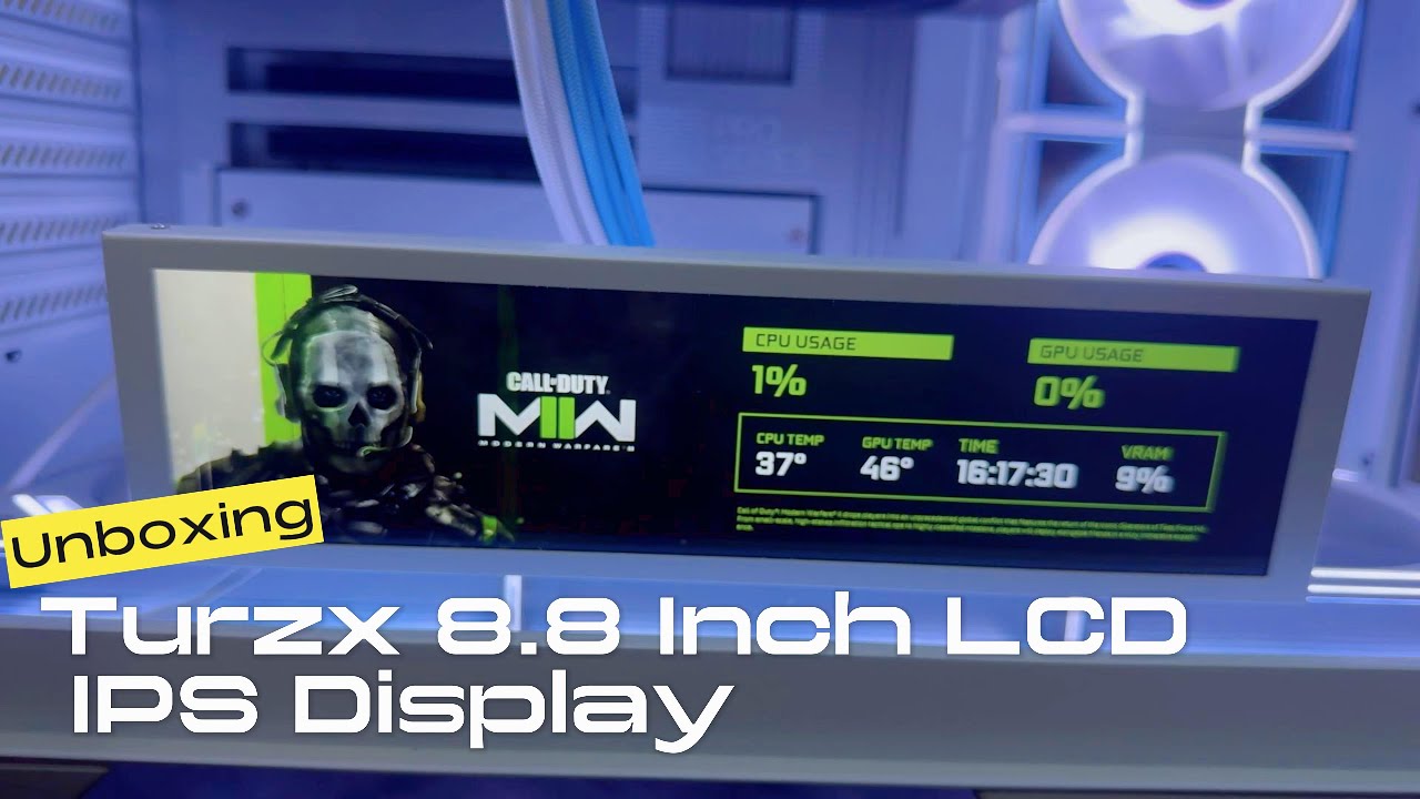 Turzx 8.8 Inch LCD IPS Display Unboxing
