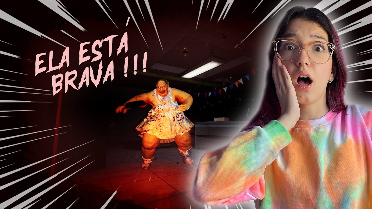 A TIA DA CANTINA da ESCOLA é MUITO ASSUSTADORA (Lunch Lady) Luluca Games