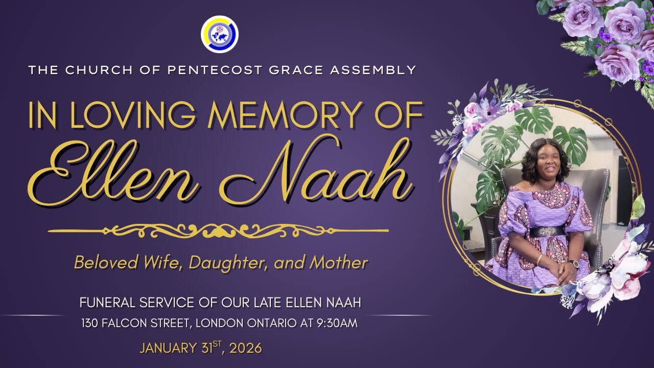 The Church of Pentecost London | Funeral Service for Ellen Naah | January 31, 2025