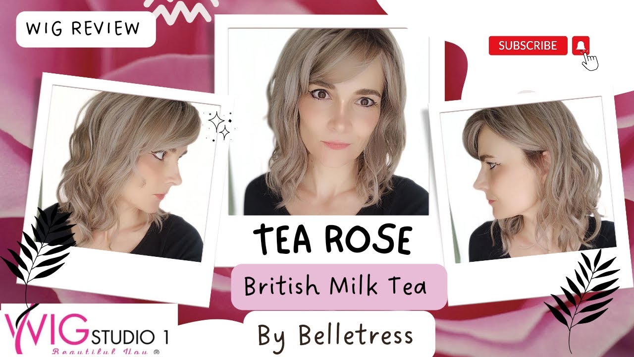 Belle Tress | TEA ROSE wig review | BRITISH MILK TEA | Popular style and color!