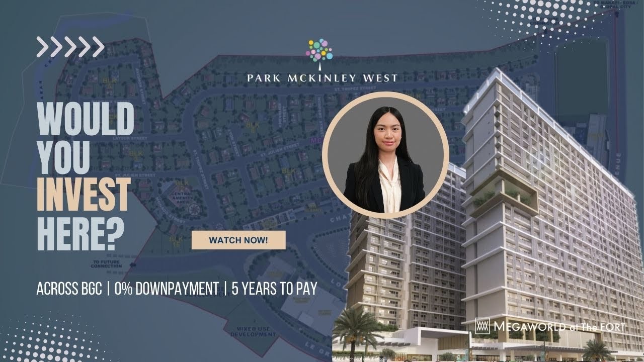 Investment Smart: Park McKinley West Pre-Selling Condo | 0% DP, 60 Months to Pay!