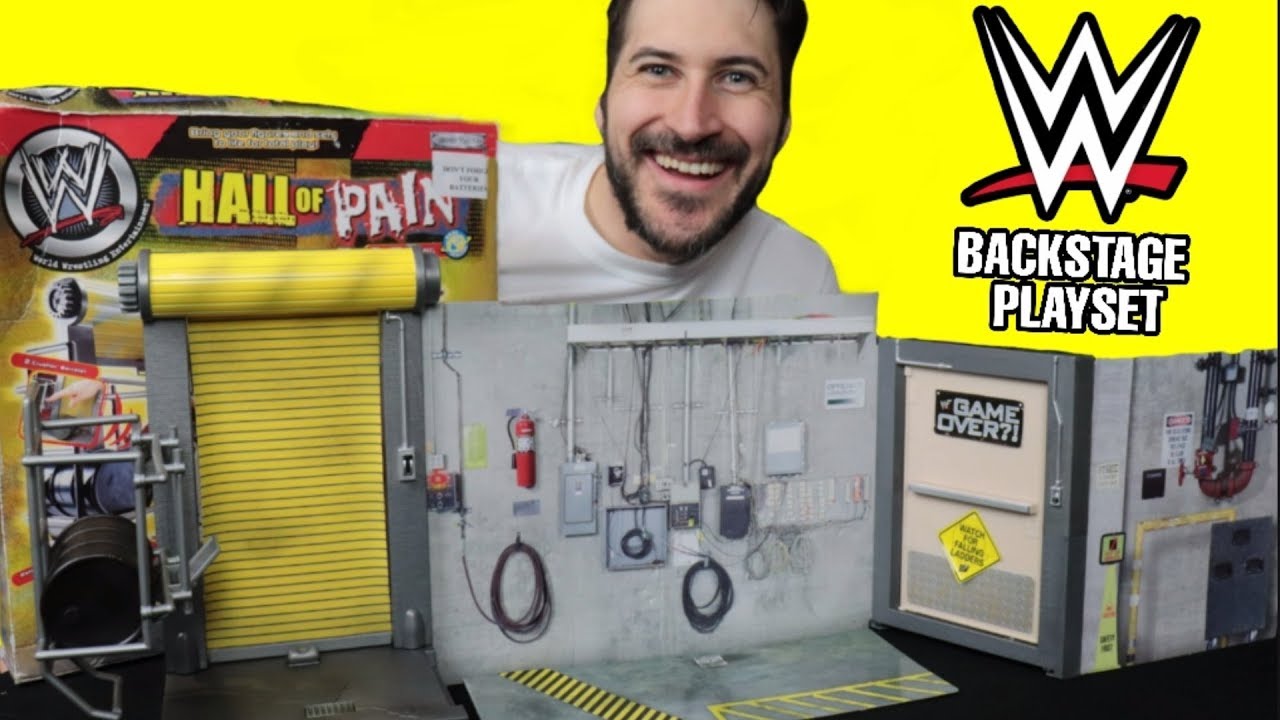 WWE Backstage Action Figure Playset - Hall Of Pain Unboxing