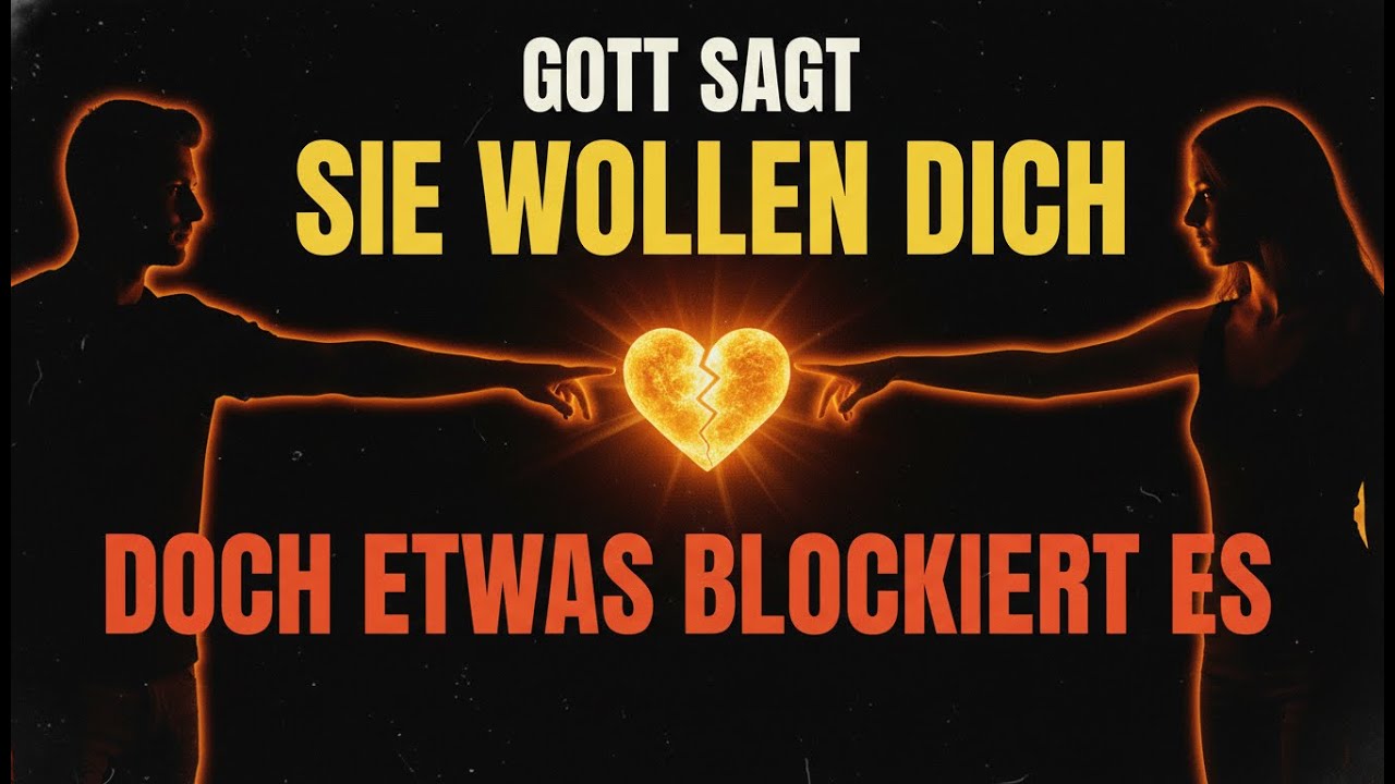 GOTT SAGT: SIE WOLLEN DICH, ABER DAS BLOCKIERT EURE VERBINDUNG