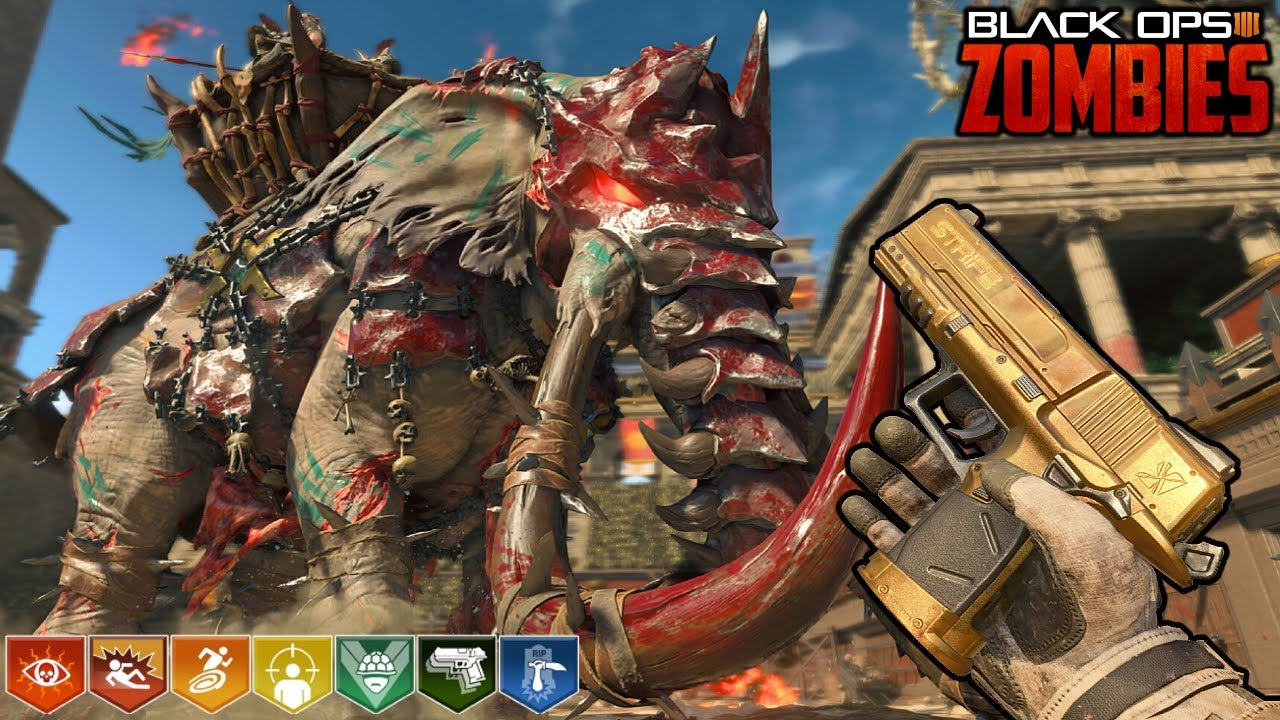 IX NINE HACIENDO EL EASTER EGG EN SOLO POR PRIMERA VEZ CONTRA EL ELEFANTE | BLACK OPS 4 ZOMBIES