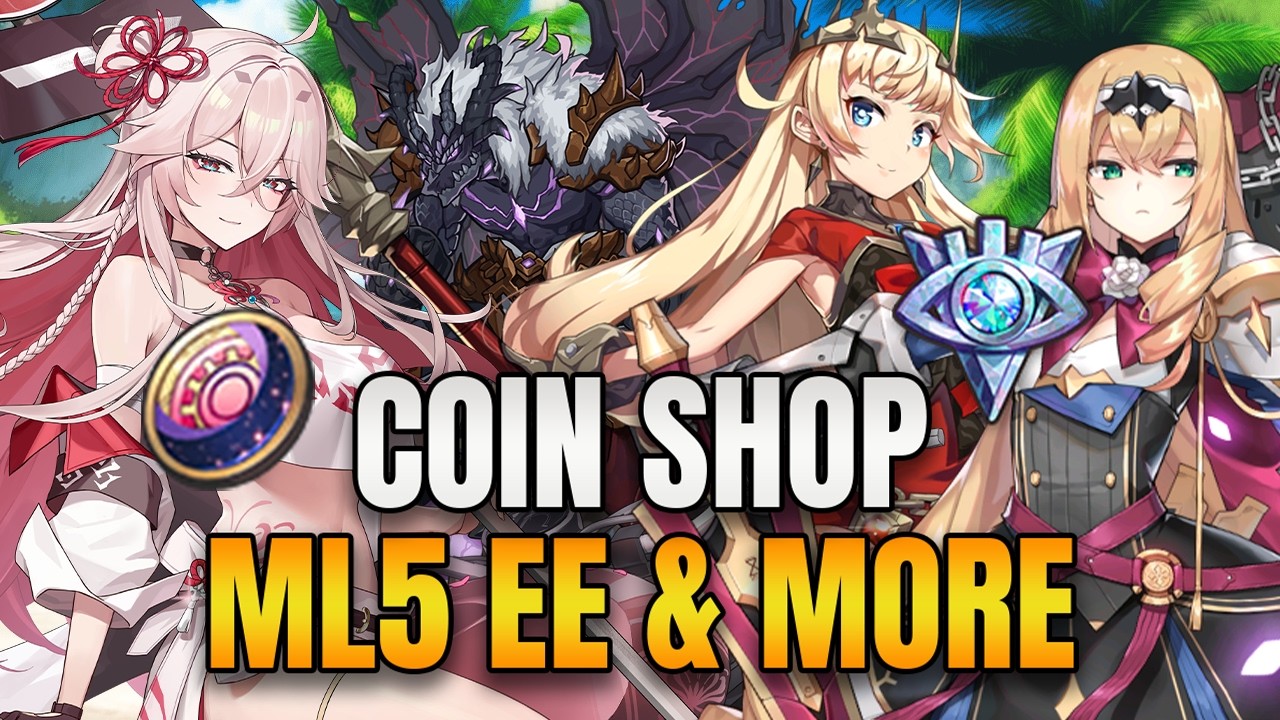 SUMMER UPDATE PART 2! New Coin Shop, New ML5 EE, RTA Tourney - Epic Seven