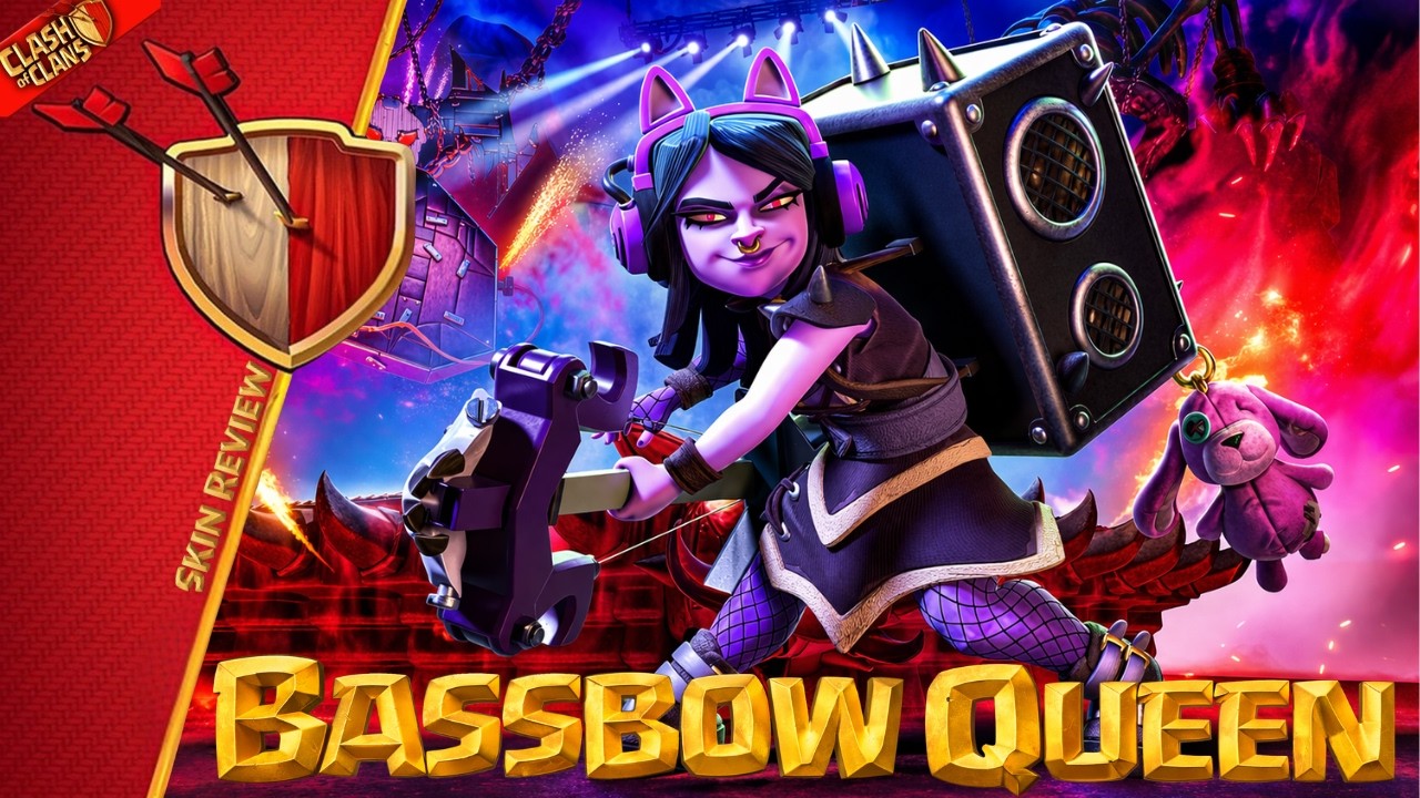 🔥 Bassbow Queen Skin Review | April 2026 | Clash of Clans 👑🏹